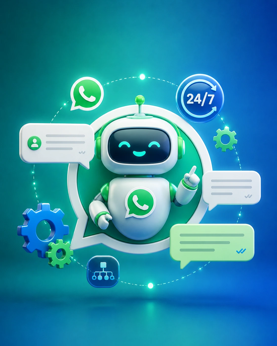 24x7 WhatsApp ChatBot automation